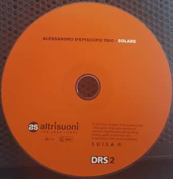 CD Alessandro D'Episcopo Trio: Solare