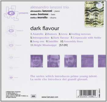 CD Alessandro Lanzoni Trio: Dark Flavour