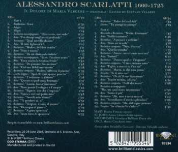 2CD Alessandro Scarlatti: Il Dolore di Maria Vergine