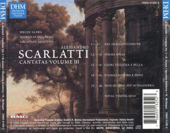 CD Alessandro Scarlatti: Cantatas Volume III