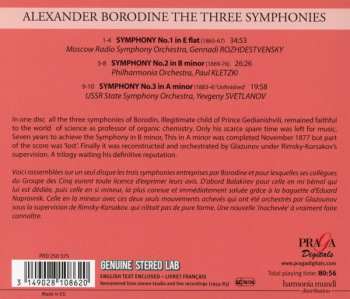 CD Alexander Borodin: The Three Symphonies