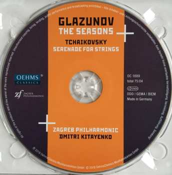 CD Pyotr Ilyich Tchaikovsky: The Seasons • Serenade For Strings