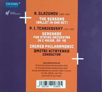 CD Pyotr Ilyich Tchaikovsky: The Seasons • Serenade For Strings