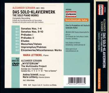 8CD/DVD/Box Set Alexander Scriabine: Das Solo-Klavierwerk - The Solo Piano Works - Complete Recording