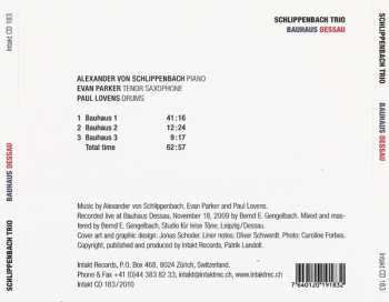 CD Alexander von Schlippenbach Trio: Bauhaus Dessau