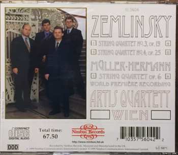 CD Alexander Von Zemlinsky: Zemlinsky - String Quartets 3 & 4 / Johanna Müller-Hermann - String Quartet Op. 6
