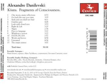 CD Ensemble SurPlus: Koans. Fragments of Consciousness