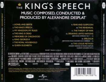 CD Alexandre Desplat: The King's Speech (Original Motion Picture Soundtrack) 