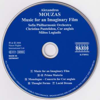 CD Alexandros Mouzas: Music For An Imaginary Film