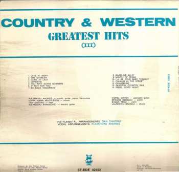 LP Alexandru Andrieș: Country & Western Greatest Hits (III)