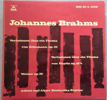 Album Johannes Brahms: Variationen OP. 23; 56b / Walzer OP. 39