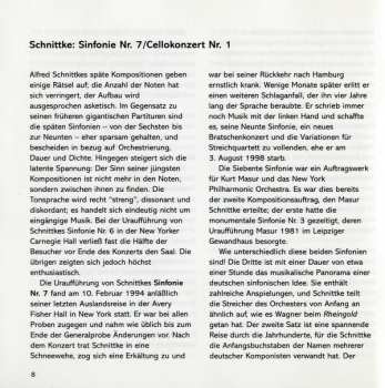 CD Alfred Schnittke: Symphony No. 7 / Cello Concerto No. 1