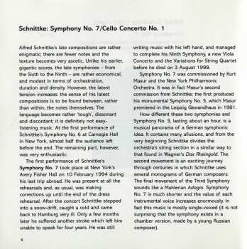 CD Alfred Schnittke: Symphony No. 7 / Cello Concerto No. 1