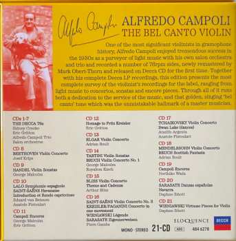 21CD/Box Set Alfredo Campoli: The Bel Canto Violin