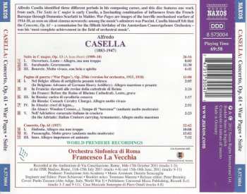 CD Alfredo Casella: Concerto For Orchestra, Op.61 • War Pages • Suite