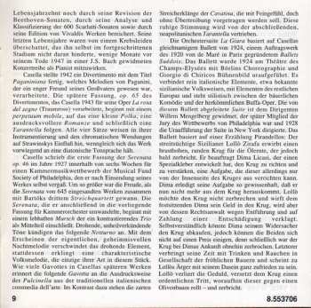 CD Alfredo Casella: Paganiniana: Divertimento For Orchestra / Serenata / La Giara