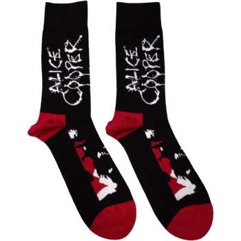 Merch Alice Cooper: Alice Cooper Unisex Ankle Socks: Face (uk Size 7 - 11) 42 - 47