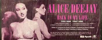 LP Alice Deejay: Back In My Life