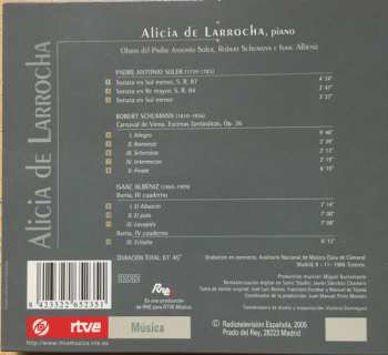 CD Robert Schumann: Obras Del Padre Soler, Robert Schumann E Isaac Albéniz DIGI