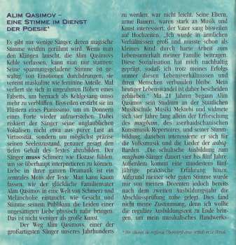 CD Alim Qasimov: Love's Deep Ocean 