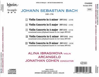 CD Johann Sebastian Bach: Violin Concertos