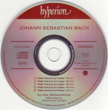 CD Johann Sebastian Bach: Violin Concertos