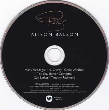 CD Alison Balsom: Paris