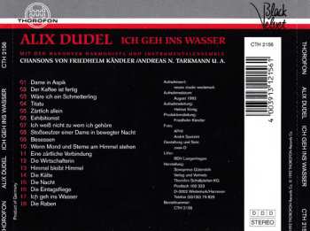 CD Alix Dudel: Ich Geh Ins Wasser
