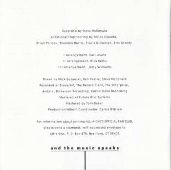 CD All-4-One: And The Music Speaks
