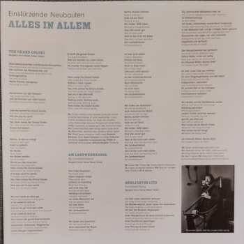 LP Einstürzende Neubauten: Alles In Allem