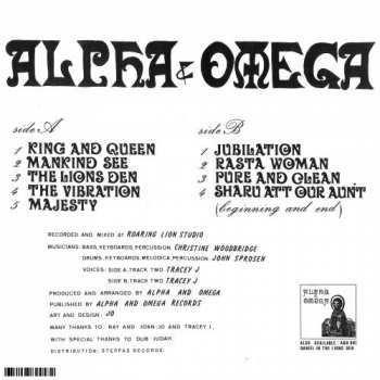 2LP Alpha & Omega: King & Queen