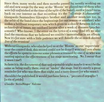 CD Alphataurus: Live In Bloom ✩ Progvention Nov. 6th 2010