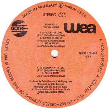 LP Alphaville: Forever Young