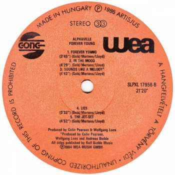 LP Alphaville: Forever Young