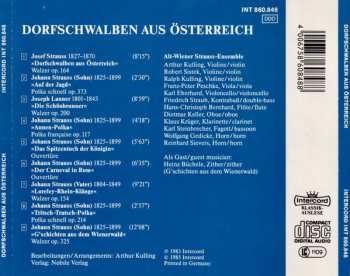 CD Alt-Wiener Strauss-Ensemble: Dorfschwalben Aus Österreich