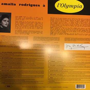 LP Amália Rodrigues: Amalia À L’Olympia DLX