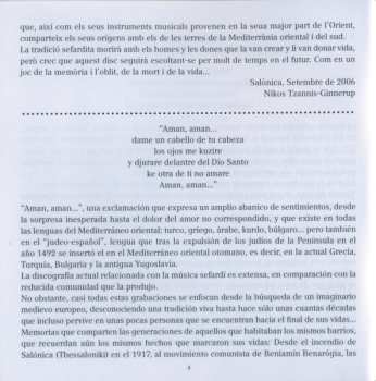 CD Aman Aman: Música I Cants Sefardis D'Orient I Occident