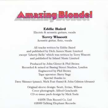 CD Amazing Blondel: Bad Dreams