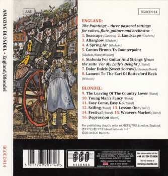 CD Amazing Blondel: England / Blondel