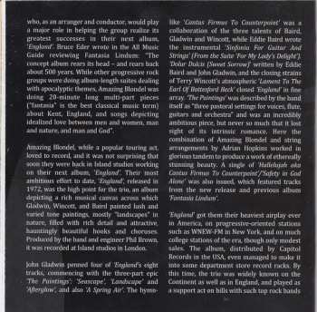 CD Amazing Blondel: England / Blondel