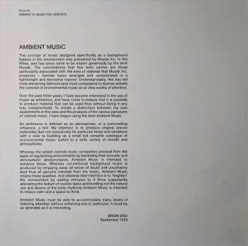 LP Brian Eno: Ambient 1 (Music For Airports)