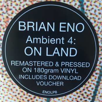 LP Brian Eno: Ambient 4 (On Land)