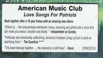 CD American Music Club: Love Songs For Patriots