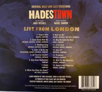 CD Anaïs Mitchell: Hadestown - Live From London
