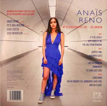 2LP Anais Reno: At Pizzaexpress Live - in London
