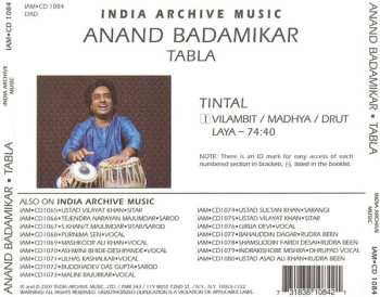 CD Anand Badamikar: Tintal