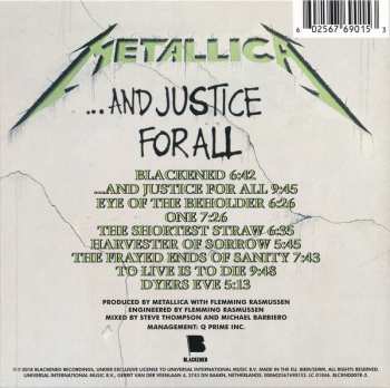 CD Metallica: ...And Justice For All DIGI