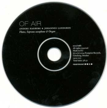 CD Anders Hagberg: Of Air