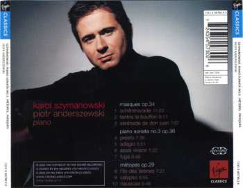 CD Karol Szymanowski: Piano Sonata No. 3 / Métopes / Masques