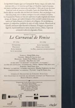 2CD Hervé Niquet: Le Carnaval de Venise (Opéra-Ballet. Paris, 1699) LTD | NUM